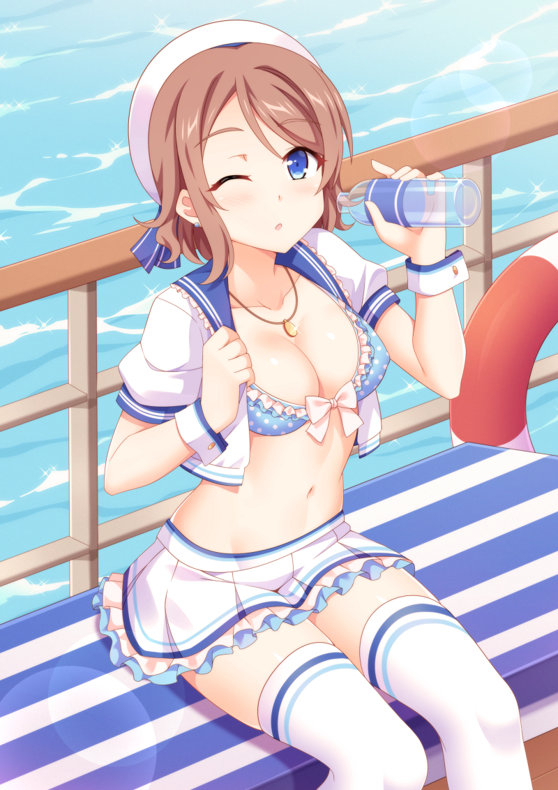 watanabe you (love live! and 1 more) drawn by mmrailgun