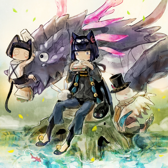 kuroinyan (pixiv fantasia and 1 more) drawn by kuroi_nyan