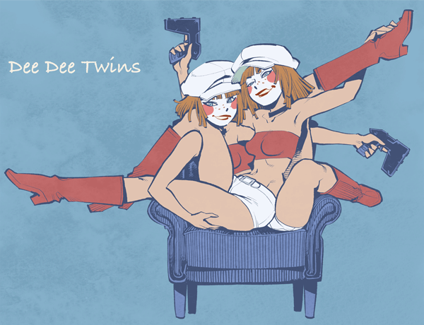 delia dennis, deidre dennis, and dee dee (dc comics and 3 more) drawn by ramb_chop