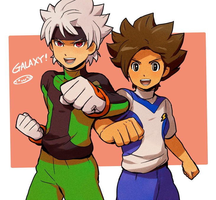 ibuki munemasa and matatagi hayato (inazuma eleven and 2 more) drawn by mizuhara_aki