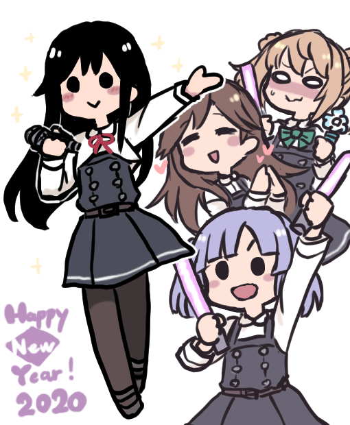 asashio, michishio, asashio kai ni, arashio, ooshio, and 3 more (kantai collection) drawn by terrajin