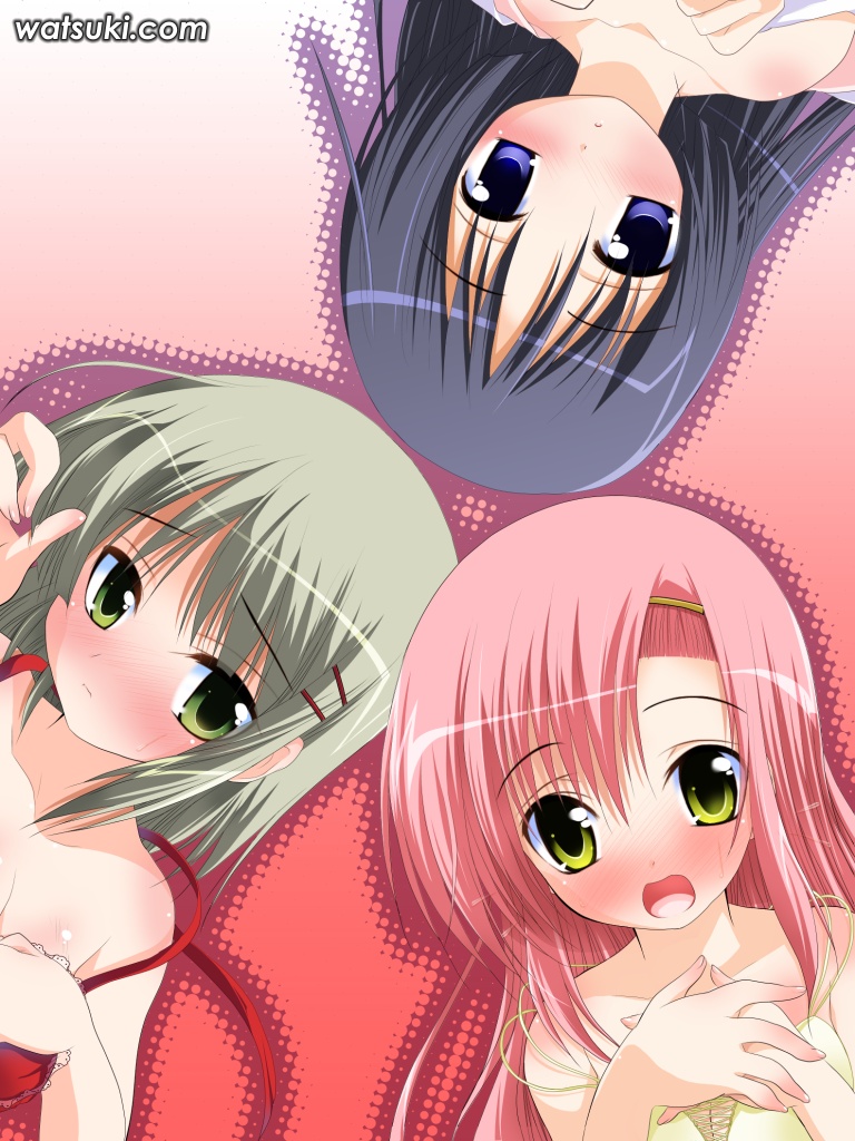 katsura hinagiku, aizawa sakuya, and saginomiya isumi (hayate no gotoku!) drawn by watsuki_ayamo
