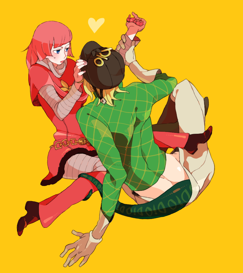 diego brando, scary monsters, and hot pants (jojo no kimyou na bouken and 1 more) drawn by sugara_(kontarou)