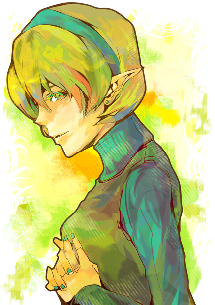 saria (the legend of zelda and 1 more) drawn by kinogi