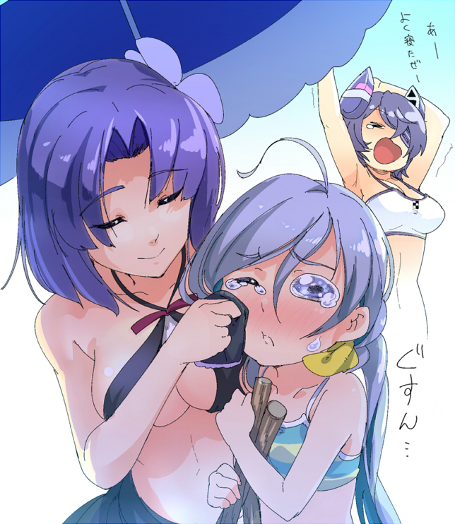 tenryuu, tatsuta, and kiyoshimo (kantai collection) drawn by magenta_(atyana)