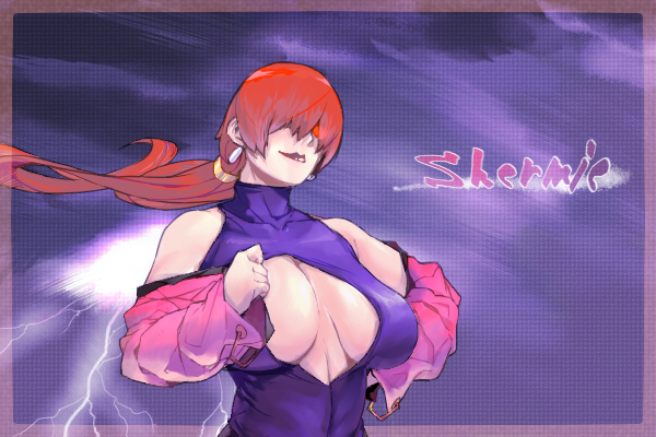 shermie (the king of fighters) drawn by odekoh