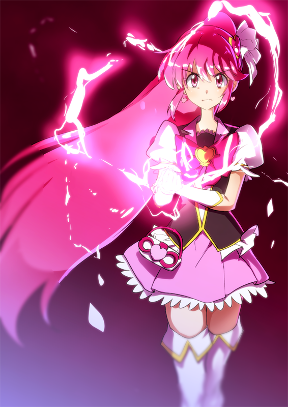 aino megumi and cure lovely (precure and 1 more) drawn by yuto_(dialique)