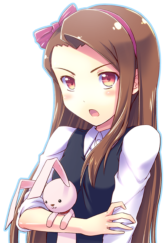 minase iori and usa-chan (idolmaster) drawn by inuga_anahoru