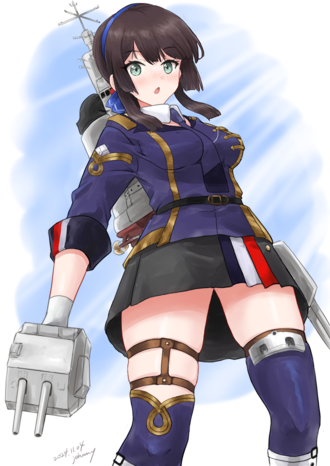 mogador and mogador kai (kantai collection) drawn by kitagawa_mikio