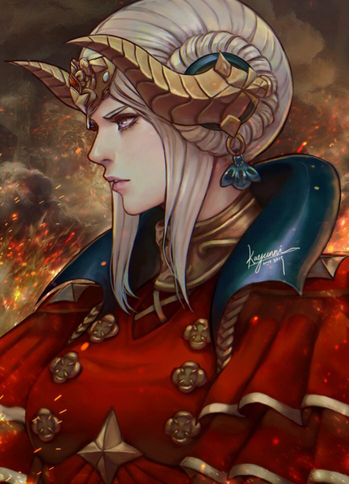 edelgard von hresvelg (fire emblem and 1 more) drawn by kaejunni
