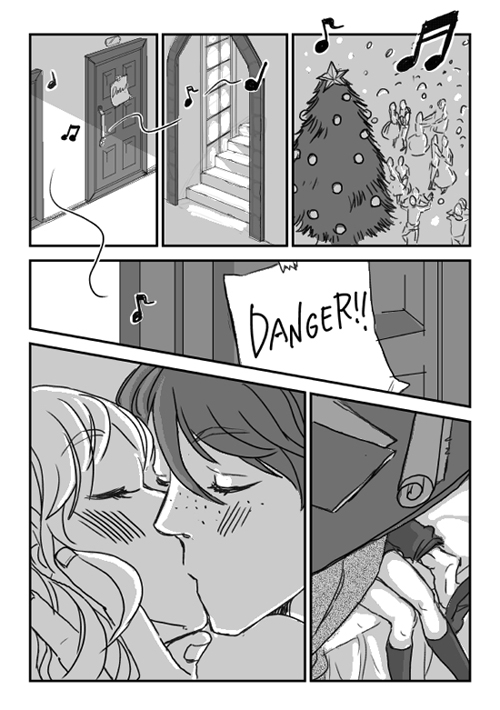 hermione granger and ron weasley (wizarding world and 1 more) drawn by ten_(mocnoc)