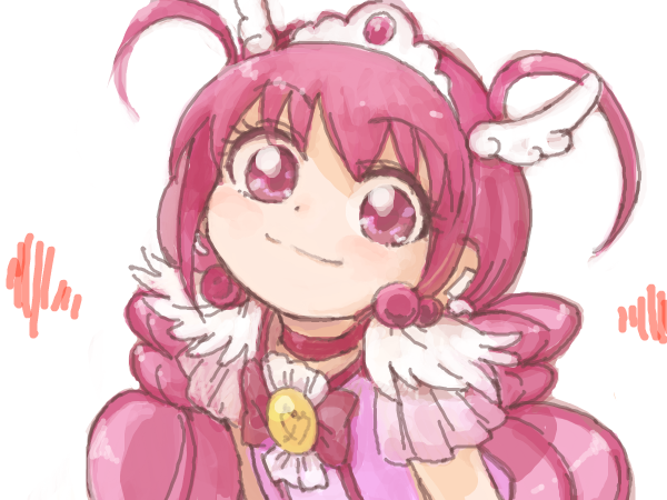 hoshizora miyuki and cure happy (precure and 1 more) drawn by yuucho