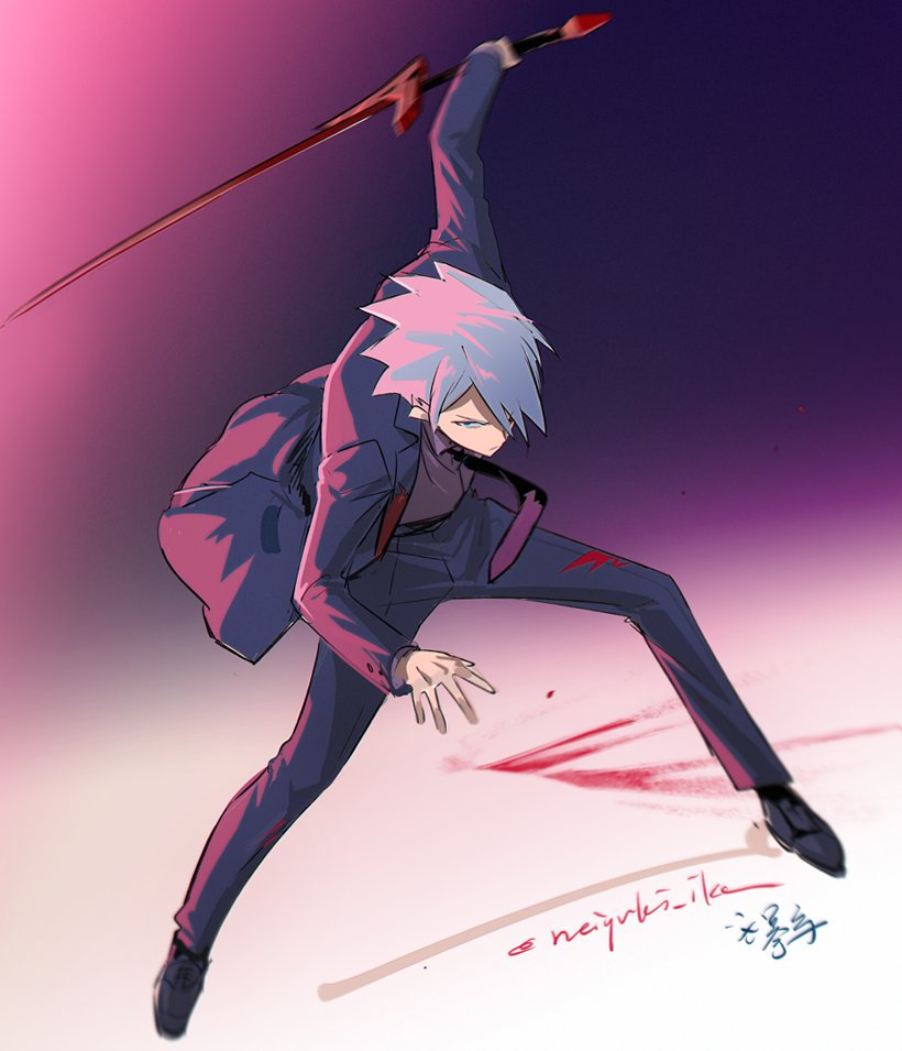 anti (gridman universe and 1 more) drawn by aki_(neyuki41028)