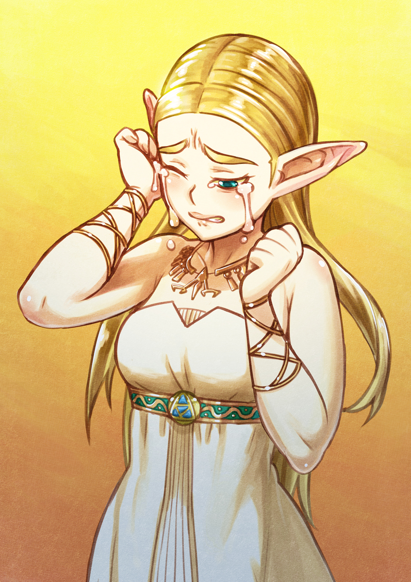 princess zelda (the legend of zelda and 1 more) drawn by kjech