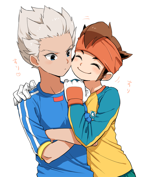 endou mamoru and gouenji shuuya (inazuma eleven) drawn by yunopan_chako