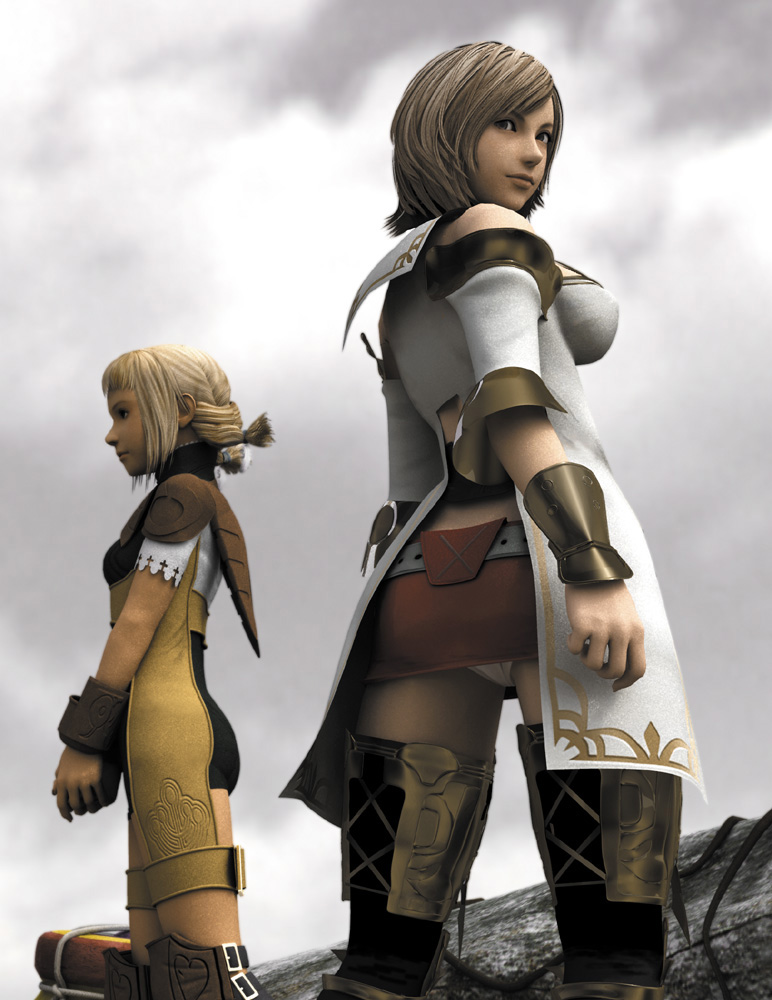 penelo and ashelia b'nargin dalmasca (final fantasy and 1 more) drawn by niioka