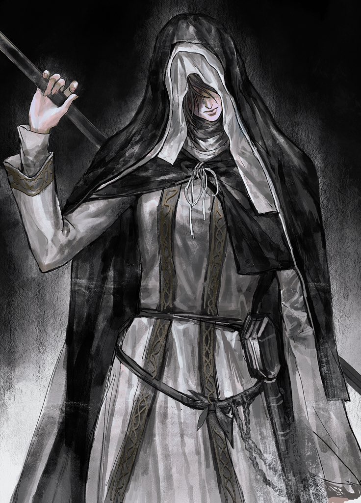 sister friede (dark souls and 1 more) drawn by bonley