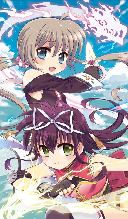 corona timir, rio wezley, and brunzel (lyrical nanoha and 1 more) drawn by y100