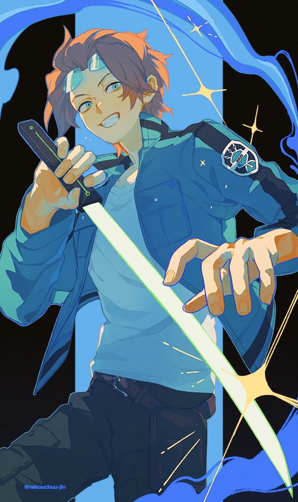 jin yuuichi (world trigger) drawn by nekouchuu_jin
