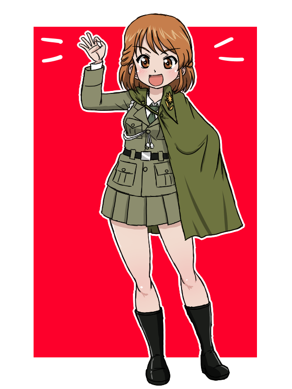 maiko's driver (girls und panzer and 1 more) drawn by takahashi_kurage