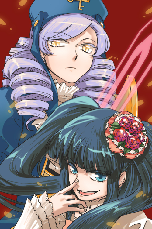 furudo erika and dlanor a. knox (umineko no naku koro ni) drawn by moroes