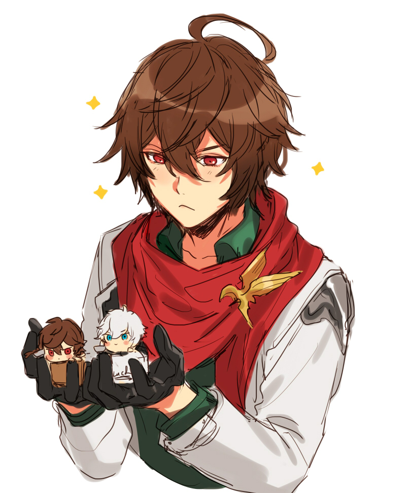 sandalphon and lucifer (granblue fantasy) drawn by tekki_(tki)
