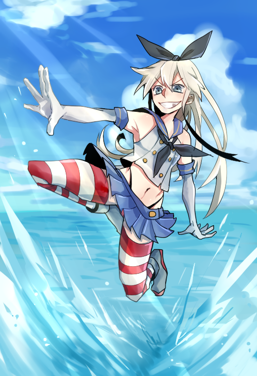 shimakaze (kantai collection) drawn by akagane_(hknw1521)
