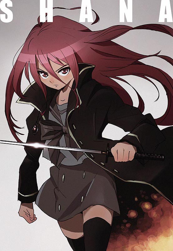 shana and alastor (shakugan no shana) drawn by kikuchi_(xpoz)
