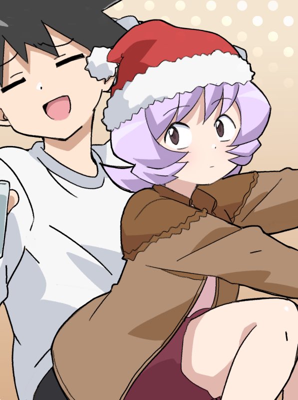 tadano hitohito and osana najimi (komi-san wa komyushou desu) drawn by nanaji_(7ymf)