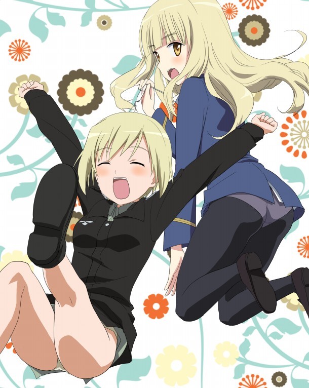 erica hartmann and perrine h. clostermann (world witches series and 1 more) drawn by komatsu_(sakanae)