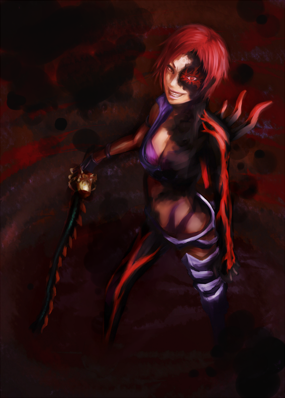 bordeaux (.hack// and 1 more) drawn by yosa