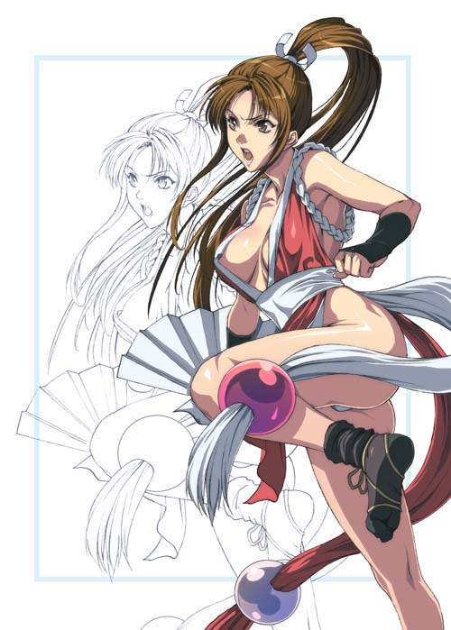 shiranui mai (the king of fighters and 1 more) drawn by homare_(fool's_art)