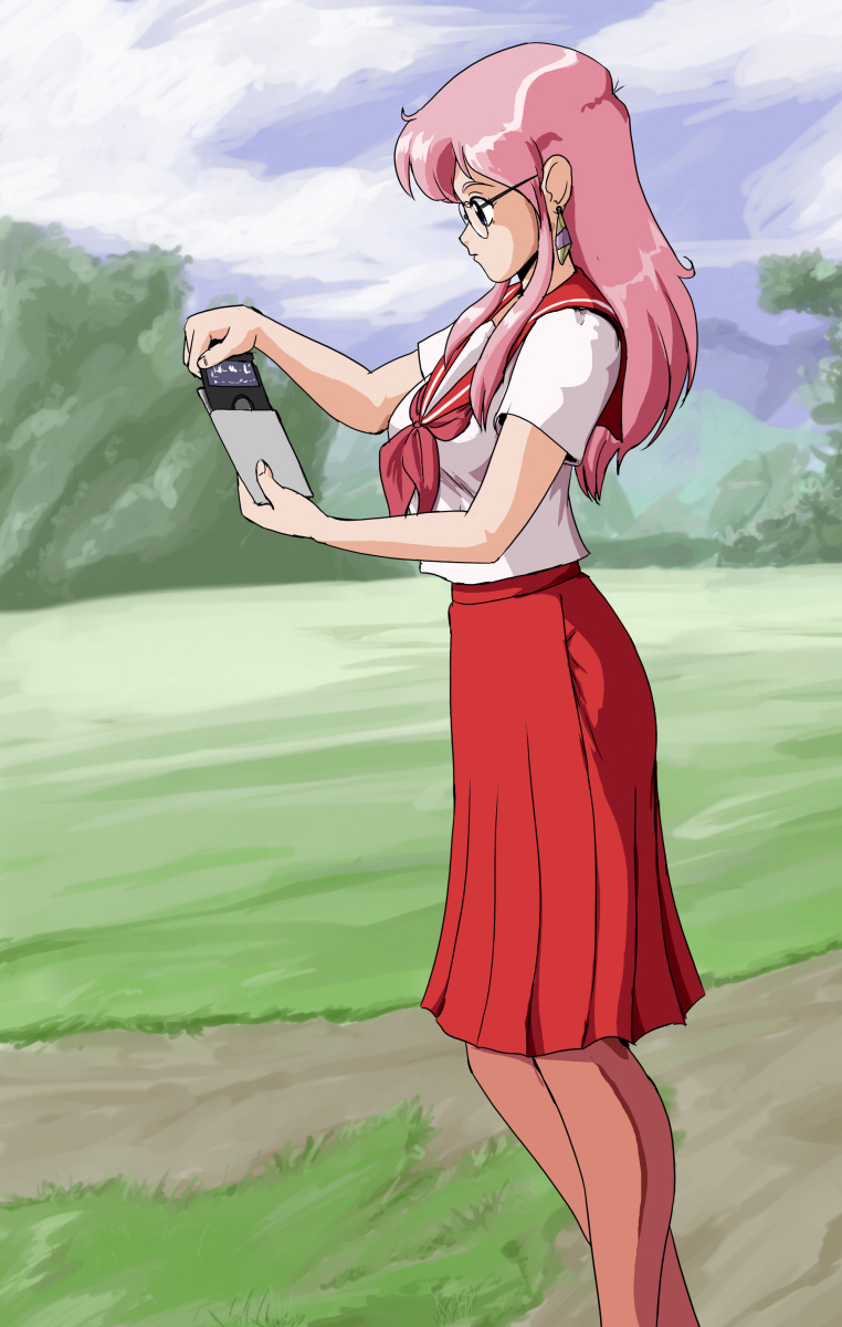 takara miyuki (lucky star) drawn by canadawbd