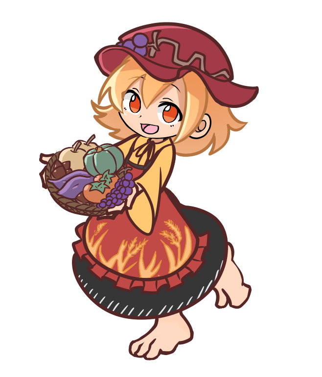 aki minoriko (touhou and 1 more) drawn by shinmon_akika