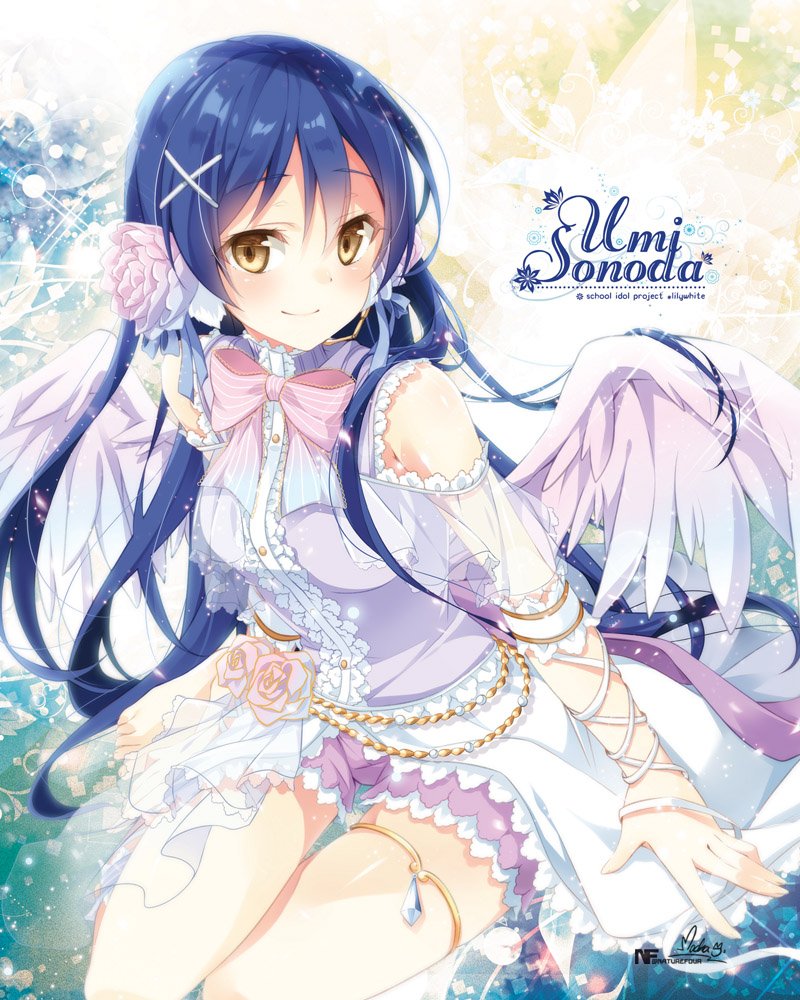 sonoda umi (love live! and 2 more) drawn by mocha_(naturefour)