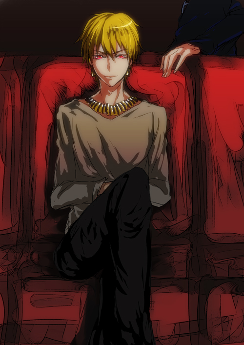 kotomine kirei and gilgamesh (fate and 2 more) drawn by norio_(chiki!chiki!)