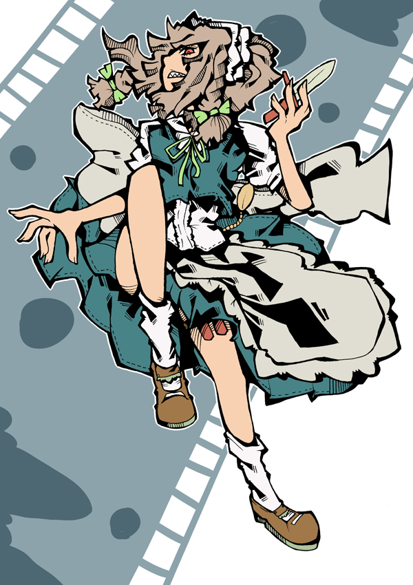 izayoi sakuya (touhou) drawn by glisten