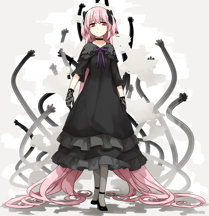kaname madoka and kriemhild gretchen (mahou shoujo madoka magica) drawn by sakuraba_yuuki