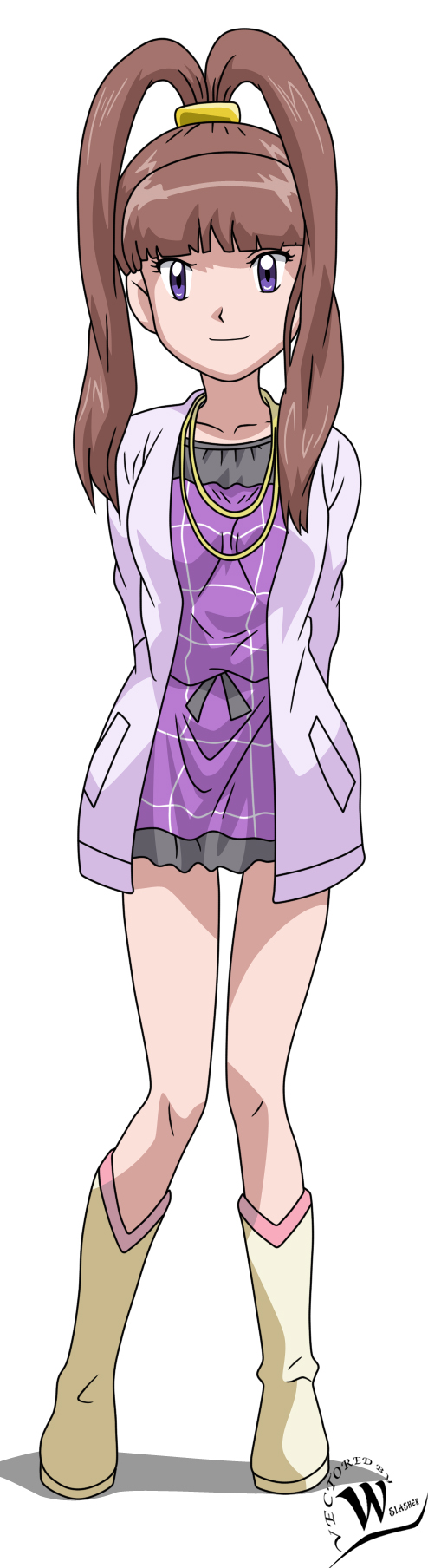 amano nene (digimon and 1 more) drawn by wslasher