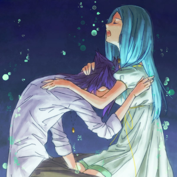 kita no miko and miyabi reiji (star driver) drawn by mimana