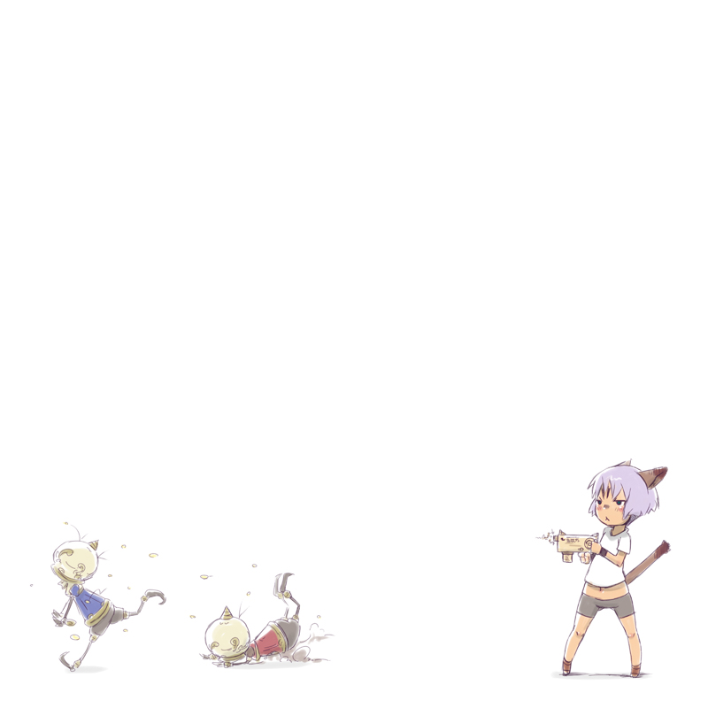 adventurer and automaton (final fantasy and 1 more) drawn by nucomas