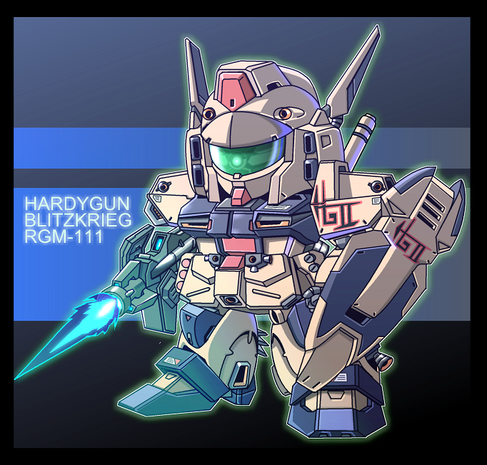 hardygun (gundam and 2 more) drawn by joy_(cyber_x_heaven)