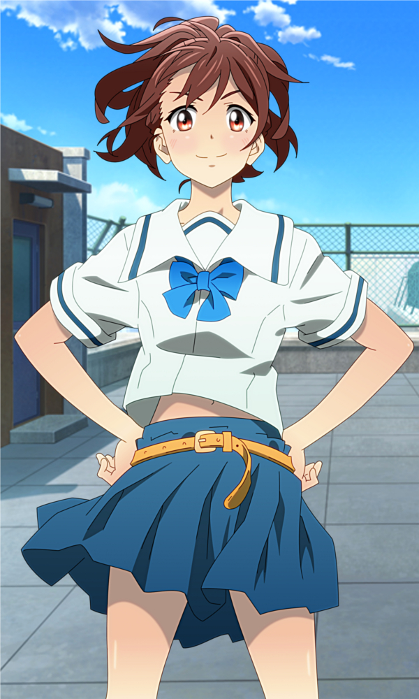 senomiya akiho (robotics;notes and 1 more) drawn by spiceg