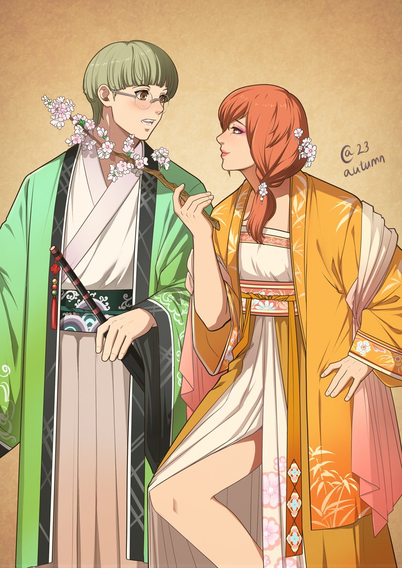 leonie pinelli and ignatz victor (fire emblem and 1 more) drawn by autumn-sacura