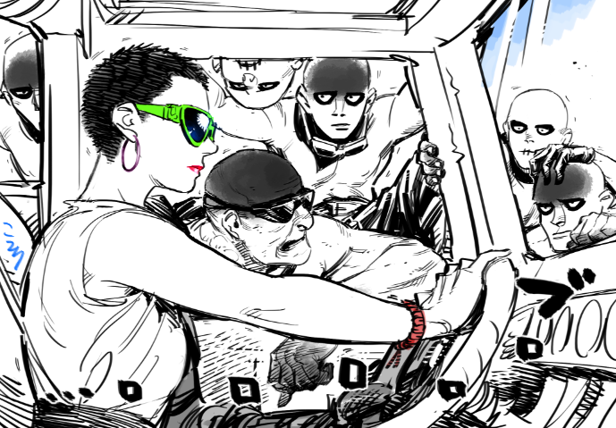 imperator furiosa and ace (mad max and 1 more) drawn by kotteri