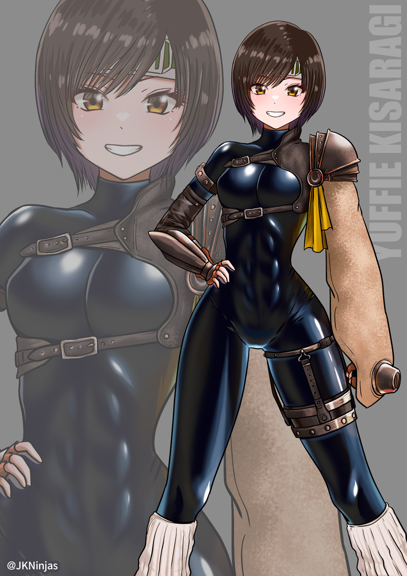 yuffie kisaragi (final fantasy and 1 more) drawn by i_macoto