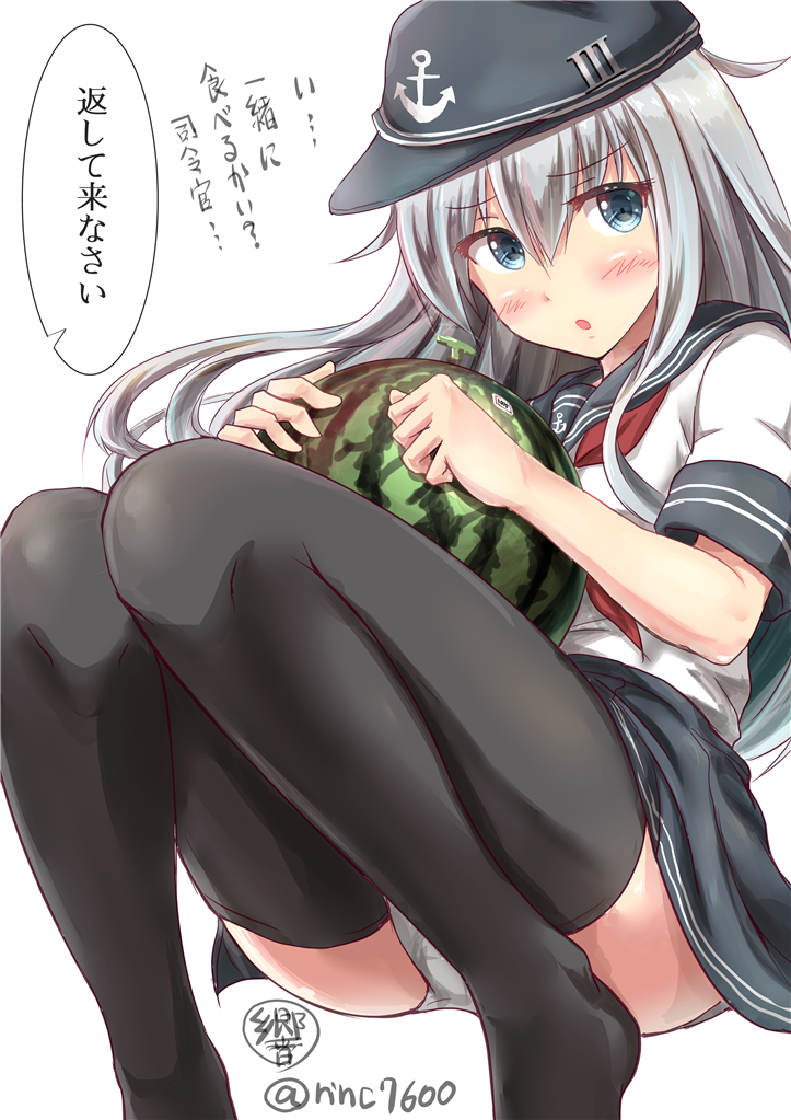 hibiki (kantai collection) drawn by ichikawa_feesu