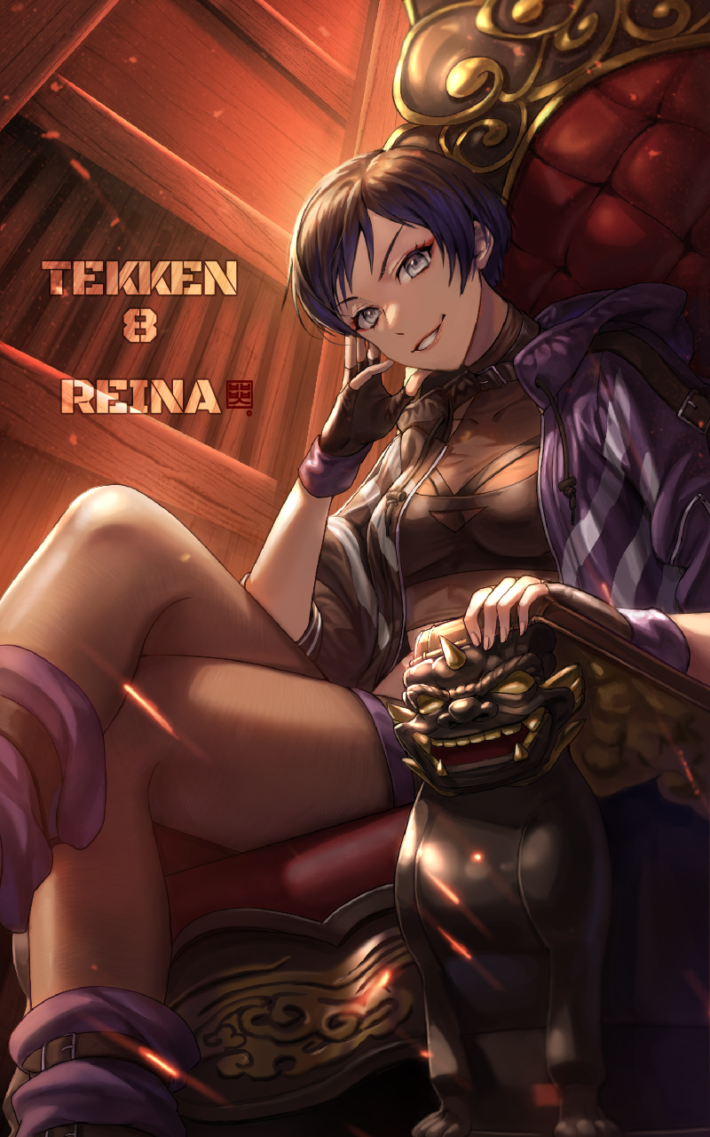 reina (tekken and 1 more) drawn by box_(hotpppink)