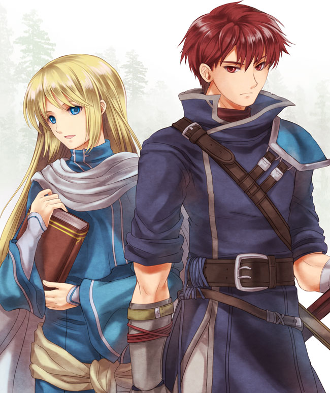 lucius and raven (fire emblem and 1 more) drawn by nemupon_(goodlucky)