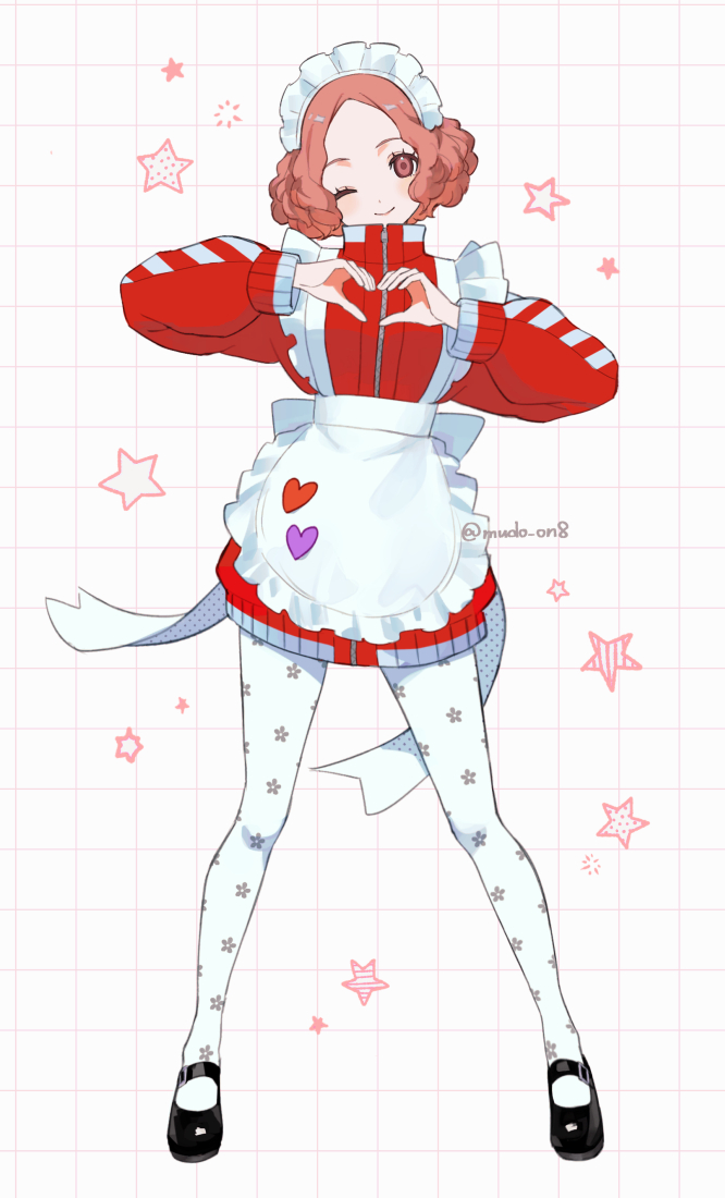 okumura haru (persona and 1 more) drawn by mudo_on8